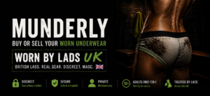 munderly, banner for men used underwear