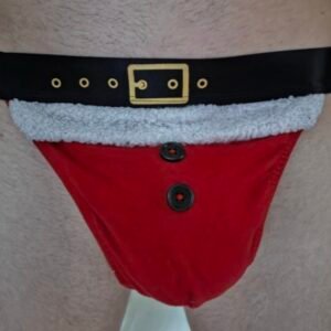 Sexy Santa Thong - Worn