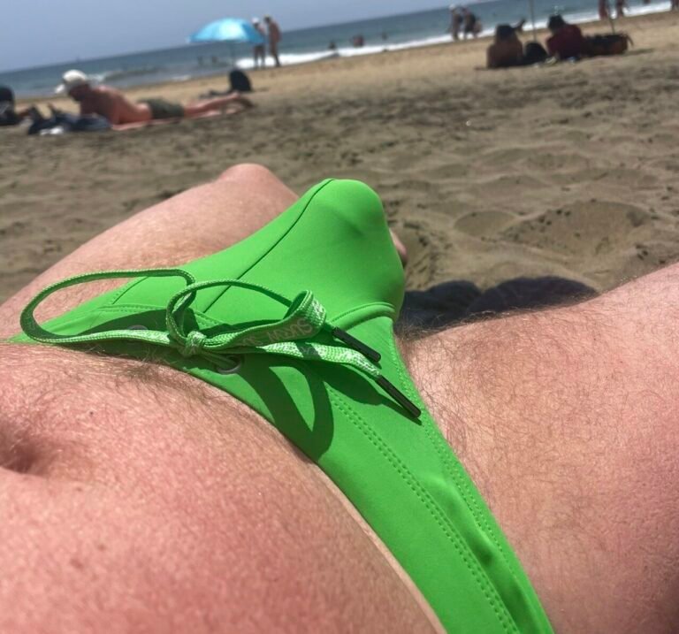 Sukrew Green Swim Thong. XL
